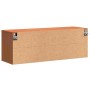 Armario de Pared con estante Marrón cera 100 x 30 x 35 cm en Estanterías | Comprar online en Foru.es