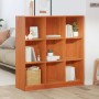 Librería Marrón cera 104 x 33 x 110 cm Madera de pino macizo en Librerías y estanterías | Comprar online en Foru.es