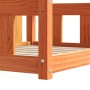 Cama para perro con almacenamiento Marrón cera 55 x 45 x 28 cm en Camas para perros | Comprar online en Foru.es