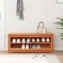 Banco de almacenamiento Marrón cera 110 x 38 x 45,5 cm en Zapateros y organizadores de calzado | Comprar online en Foru.es