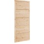 Puerta Corrediza Natural 100 x 2,5 x 208 cm en Puertas | Comprar online en Foru.es