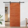 Puerta Corrediza Marrón cera 100 x 2,5 x 208 cm en Puertas | Comprar online en Foru.es