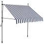 Toldo manual retráctil con LED azul y blanco 200 cm en Toldos | Comprar online en Foru.es