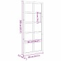 Puerta Corrediza 80 x 2,5 x 208 cm Madera de pino macizo en Puertas | Comprar online en Foru.es