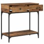 Mesa Consola con cajón Madera vieja 75 x 34.5 x 75 cm en Mesas auxiliares | Comprar online en Foru.es