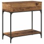 Mesa Consola con cajón Madera vieja 75 x 34.5 x 75 cm en Mesas auxiliares | Comprar online en Foru.es