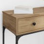 Mesa Consola con cajón Roble artisan 75 x 34.5 x 75 cm en Mesas auxiliares | Comprar online en Foru.es