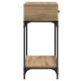 Mesa Consola con cajón Roble artisan 75 x 34.5 x 75 cm en Mesas auxiliares | Comprar online en Foru.es