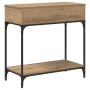 Mesa Consola con cajón Roble artisan 75 x 34.5 x 75 cm en Mesas auxiliares | Comprar online en Foru.es