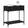 Mesa Consola Roble negro 75 x 34.5 x 75 cm Madera contrachapada en Mesas auxiliares | Comprar online en Foru.es