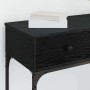 Mesa Consola Roble negro 75 x 34.5 x 75 cm Madera contrachapada en Mesas auxiliares | Comprar online en Foru.es