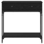 Mesa Consola Roble negro 75 x 34.5 x 75 cm Madera contrachapada en Mesas auxiliares | Comprar online en Foru.es