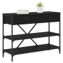 Mesa Consola con cajón Roble Negro 100 x 34,5 x 75 cm Madera en Mesas auxiliares | Comprar online en Foru.es