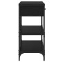Mesa Consola con cajón Roble Negro 100 x 34,5 x 75 cm Madera en Mesas auxiliares | Comprar online en Foru.es