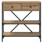 Mesa Consola con cajón Marrón 100 x 34,5 x 75 cm Madera en Mesas auxiliares | Comprar online en Foru.es