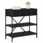 Mesa Consola con cajón Roble Negro 100 x 34,5 x 75 cm Madera en Mesas auxiliares | Comprar online en Foru.es