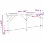 Mesa Consola Roble artisan 180 x 23 x 75 cm en Mesas auxiliares | Comprar online en Foru.es
