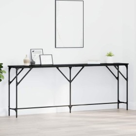 Mesa Consola Roble negro 200 x 29 x 75 cm en Mesas auxiliares | Comprar online en Foru.es