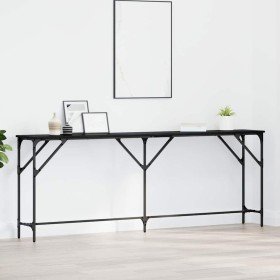 Mesa Consola Roble negro 200 x 29 x 75 cm en Mesas auxiliares | Comprar online en Foru.es