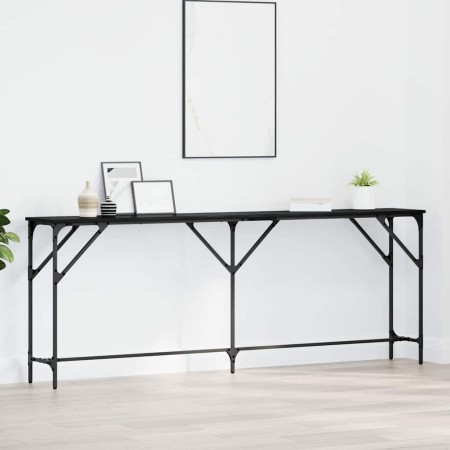 Mesa Consola Roble negro 200 x 29 x 75 cm en Mesas auxiliares | Comprar online en Foru.es