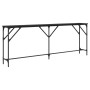Mesa Consola Roble negro 200 x 29 x 75 cm en Mesas auxiliares | Comprar online en Foru.es