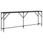 Mesa Consola Roble negro 200 x 29 x 75 cm en Mesas auxiliares | Comprar online en Foru.es