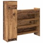 Armario Zapatero con cajón Madera vieja 100,5 x 28 x 100 cm en Zapateros y organizadores de calzado | Comprar online en Foru.es