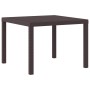 Mesa de comedor de jardín Marrón 100 x 100 x 73 cm en Mesas de jardín | Comprar online en Foru.es