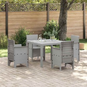 Mesa de comedor de jardín Gris Claro 100 x 100 x 73 cm en Mesas de jardín | Comprar online en Foru.es