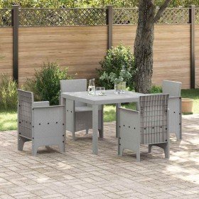 Mesa de comedor de jardín Gris Claro 100 x 100 x 73 cm en Mesas de jardín | Comprar online en Foru.es