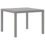 Mesa de comedor de jardín Gris Claro 100 x 100 x 73 cm en Mesas de jardín | Comprar online en Foru.es