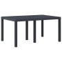 Mesa de comedor de jardín Antracita 150 x 100 x 73 cm en Mesas de jardín | Comprar online en Foru.es