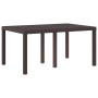Mesa de comedor de jardín Marrón 150 x 100 x 73 cm en Mesas de jardín | Comprar online en Foru.es