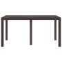 Mesa de comedor de jardín Marrón 150 x 100 x 73 cm en Mesas de jardín | Comprar online en Foru.es