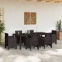Mesa de comedor de jardín Marrón 200 x 100 x 73 cm en Mesas de jardín | Comprar online en Foru.es