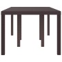 Mesa de comedor de jardín Marrón 200 x 100 x 73 cm en Mesas de jardín | Comprar online en Foru.es
