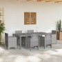 Mesa de comedor de jardín Gris claro 200 x 100 x 73 cm en Mesas de jardín | Comprar online en Foru.es
