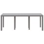 Mesa de comedor de jardín Gris claro 200 x 100 x 73 cm en Mesas de jardín | Comprar online en Foru.es