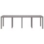 Mesa de comedor de jardín Gris claro 250 x 100 x 73 cm en Mesas de jardín | Comprar online en Foru.es