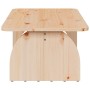 Mesa de Café Natural 80 x 50 x 31 cm Madera maciza de pino en Mesas de centro | Comprar online en Foru.es