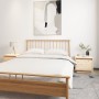 Mesitas de noche 2 uds madera maciza de pino 35x34x32 cm de vidaXL, Mesitas de noche - Ref: Foro24-813396, Precio: 76,64 €, D...