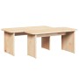 Mesa de Café 2 pcs Natural Madera maciza de pino en Mesas de centro | Comprar online en Foru.es