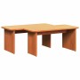 Mesa de Café 2 pcs Marrón cera Madera maciza de pino en Mesas de centro | Comprar online en Foru.es