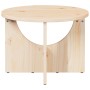 Mesa de Café Natural 50 x 50 x 35 cm Madera maciza de pino en Mesas de centro | Comprar online en Foru.es