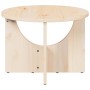 Mesa de Café Natural 50 x 50 x 35 cm Madera maciza de pino en Mesas de centro | Comprar online en Foru.es