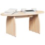 Mesa de Café Marrón 80 x 40 x 35 cm Madera de pino macizo en Mesas de centro | Comprar online en Foru.es