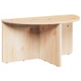 Mesa de Café 2 pcs Natural Madera maciza de pino en Mesas de centro | Comprar online en Foru.es