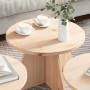 Mesa de Café 3 pcs Natural en Mesas de centro | Comprar online en Foru.es