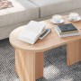 Mesa de Café Natural 80 x 39,5 x 35 cm Madera maciza de Pino en Mesas de centro | Comprar online en Foru.es