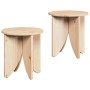 Mesa de Café 2 pcs Natural en Mesas de centro | Comprar online en Foru.es